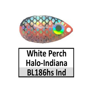Size 5 Indiana Halo Spinner Blades – BL186hs white perch with halo