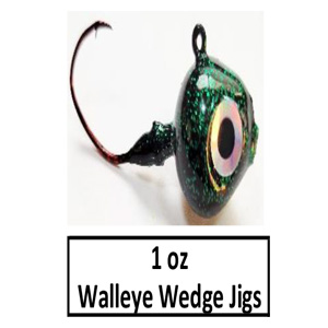 1 oz Walleye Wedge Jigheads