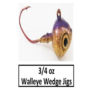 3/4 oz Walleye Wedge Jigheads