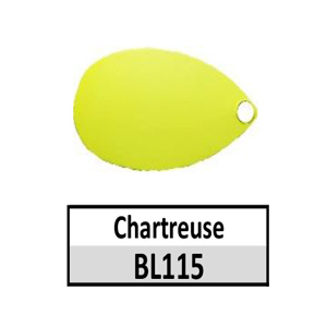 Size 5 Indiana Solid Basic Spinner Blades – BL115 Chartreuse Indiana
