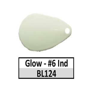 Size 6 Indiana Solid Basic Spinner Blades – BL124 Glow in the Dark Indiana 6