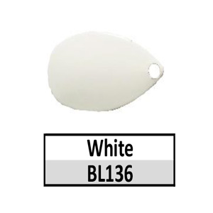 Size 5 Indiana Solid Basic Spinner Blades – BL136 White Indiana