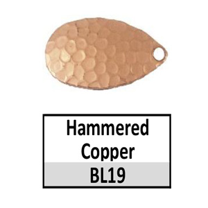 Size 3 Indiana Metal Plated Spinner Blades – BL19 Hammered Copper Indiana