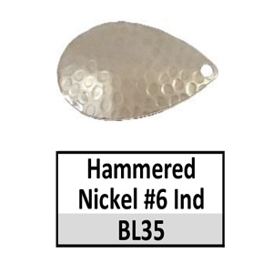 Size 6 Indiana Metal Plated Spinner Blades – BL35 Hammered Nickel Indiana 6