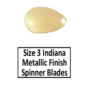 Size 3 Indiana Metal Plated Spinner Blades
