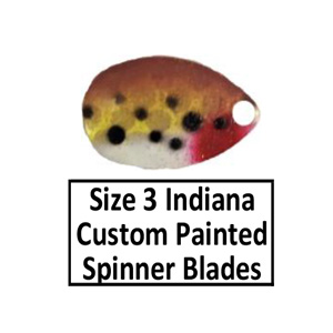 Size 3 Indiana Premium Custom Painted Spinner Blades