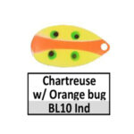 BL10 chartreuse w/ orange bug Indiana