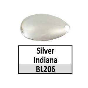 Size 5 Indiana Metal Finish Spinner Blades – BL206 silver Indiana