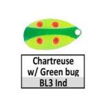 BL3 chartreuse w/ green bug Indiana