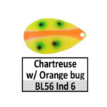 BL56 chartreuse w/ orange bug Indiana 6