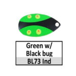 BL73 green w/ black bug Indiana