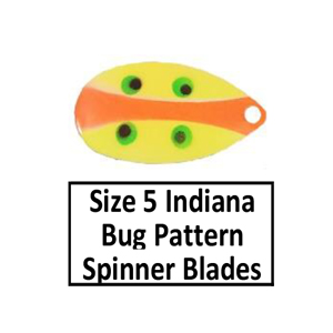 Size 5 Indiana Bug Pattern Spinner Blades