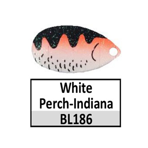 Size 5 Indiana BP Pattern Spinner Blades – BL186 White perch Indiana