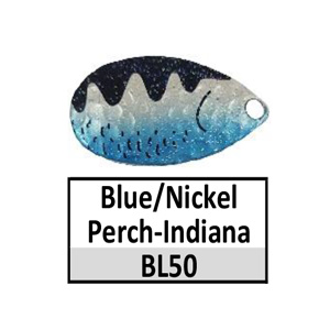 Size 5 Indiana BP Pattern Spinner Blades – BL50 Blue/nickel perch Indiana