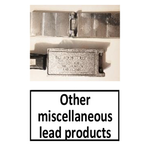 Other miscellaneous lead products