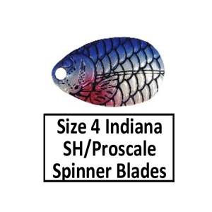 Size 4 Indiana Proscale Spinner Blades