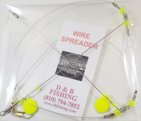 Perch and Panfish wire spreader – Chartreuse