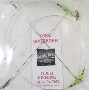 Perch and Panfish wire spreader – Green Chartreuse Bead