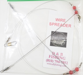 Perch and Panfish wire spreader – Ruby Bead