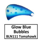 BLN111 Glow Blue Bubbles Tomahawk