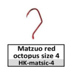 HK-matsic-4 Matzuo octopus live bait-size 4 red